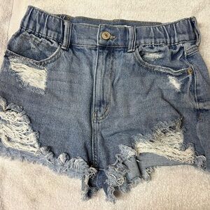 Happily Grey Jean Shorts